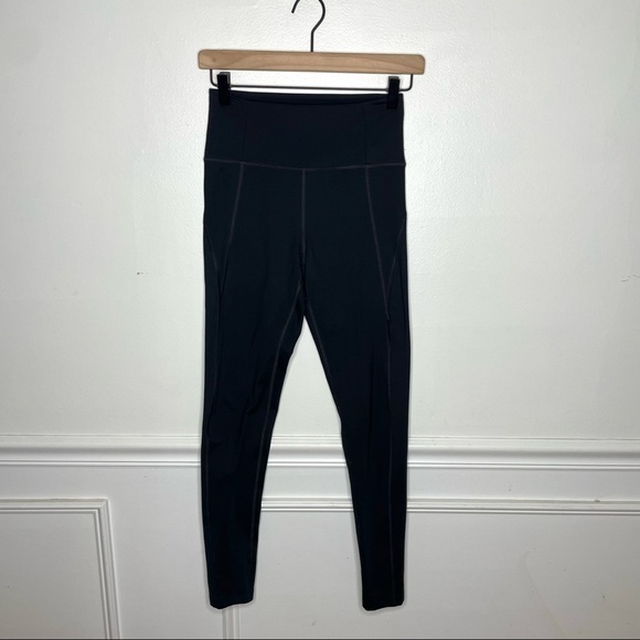 Girlfriend Collective Black Compressive High-Rise Legging Womens S - Picture 2 of 10